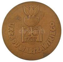 Lengyelország 1980. "A Varsói Szerződés 25 éve / Varsó - Berlin - Prága - Budapest - Moszkva - Bukarest - Szófia" kétoldalas bronz emkékérem. Szign.: "ST SIKORA" (70mm) T:XF,VF Poland 1980. "Ukladu Warszawskiego 25 lat / Warszawa - Berlin - Praga - Budapeszt - Moskwa - Bukareszt - Sofia" two-sided bronze commemorative medallion. Sign.: "ST SIKORA" (70mm) C:XF,VF