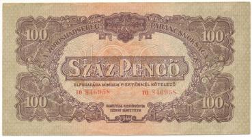 1944. 100P "A Vöröshadsereg Parancsnoksága", "TO 846958" T:XF Adamo P47