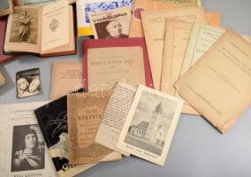 Egy banánosládányi történelmi és zenei témájú könyv, különlenyomat, nyomtatvány a XIX. sz végétől, b...