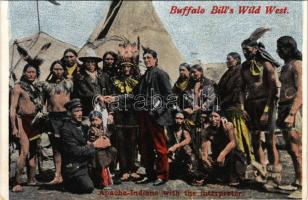 Buffalo Bill's Wild West, Apache indians with the interpreter (EK)