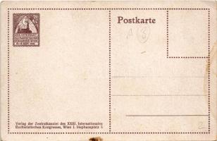 Rudolf von Habsburg verehrt das allerheiligste Altarssakrament. XXIII Internat. Eucharistischer Kong...