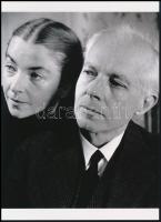 cca 1935 Kálmán Kata (1909-1978) fotóriporter és fotóművész felvétele (Bartók Béla és Pásztory Ditta...