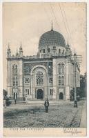 Chernivtsi, Czernowitz, Cernauti, Csernyivci (Bukovina, Bucovina, Bukowina); Tempel. Leon König No. 15. / synagogue (Rb)