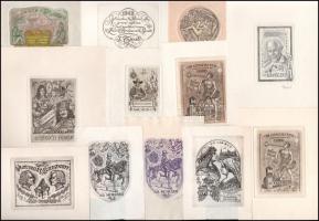 Tempinszky István (1907-1979): kb. 118 db ex libris és kisgrafika. Klf. Technikák, papír. Részben ce...