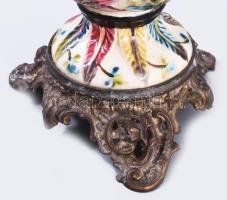 Josef Steidl Znaim lámpatest alj, jelzett belül, m: 17 cm