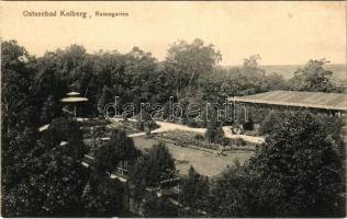 Kolobrzeg, Ostseebad Kolberg; Rosengarten. Siegmund Weil / rose garden