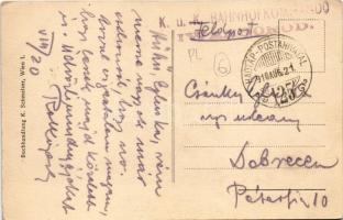 1916 Deblin, Ivangorod; Bahnhof. K. Schmelzer / railway station + "K.u.k. Bahnhofkommando Iwang...