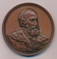 Lóránfi Antal (1856-1927) 1885. "1875-1885 - A Szabadelvű Párt Tisza Kálmán tíz évi miniszterelnöksége emlékeül" bronz emlékérem (70mm) T:XF patina HP 3395.