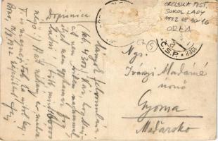 1922 Brno, Brünn; lányok felvonulása, ünnepség / procession of girls, ceremony. photo (Rb)