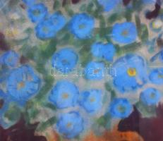 Böhm Lipót, Poldi (1916-1995): Interieur. Pasztell, papír, jelezve jobbra középen. Hátoldalán Képcsa...