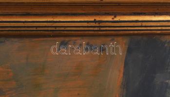 Klimó Károly (1936-): Csendélet. Olaj, farost, jelezve jobbra fent. Hátoldalán Képcsarnok Vállalat c...