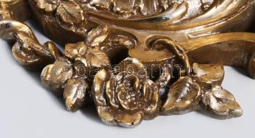 Jaeger elektromechanikus fali óra. Műgyanta testtel. Jelzett, máködik 36 cm