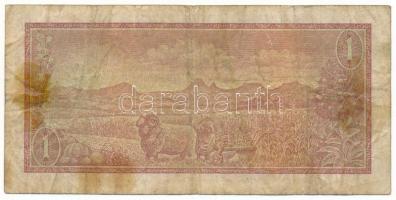 Dél-Afrika 1967. 1R T:VG hátoldalon ragasztónyom
South Africa 1967. 1 Rand C:VG backside with gluem...