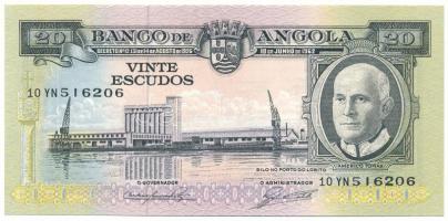 Angola 1962. 20E T:AU Angola 1962. 20 Escudos C:AU Krause P#92