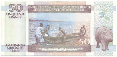 Burundi 2003. 50Fr "CT 722500" T:UNC
Burundi 2003. 50 Francs "CT 722500" C:UNC