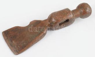 Antik fokos fej, Vörösréz. XVIII. sz. 14 cm