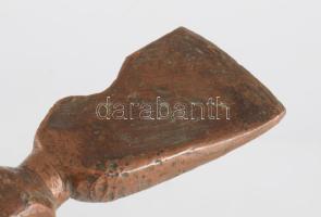 Antik fokos fej, Vörösréz. XVIII. sz. 14 cm