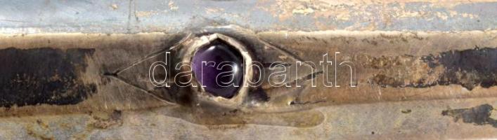 Tóramutató. Ezüst (Ag) antik, orosz, 84 zolotniki jellel. 92 g 38 cm /// Torah pointer. Antique Russ...