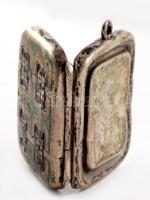 Ezüst (Ag) szelence, jelzés nélkül, bruttó 6,7g