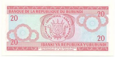 Burundi 2001. 20Fr "DA 654234" T:UNC
Burundi 2001. 20 Francs "DA 654234" C:UNC
