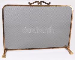 Kandallóelőtét Réz. 68x55 cm