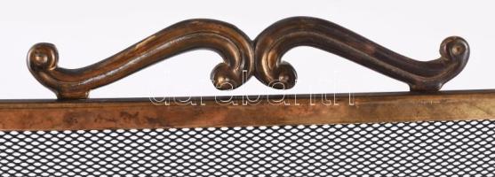 Kandallóelőtét Réz. 68x55 cm