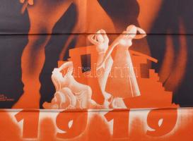 cca 1922-30 Soha többé! 1919. Litográfia, papír. D. K. jelzéssel a plakáton. Kiadja: 1919. Júniusi B...