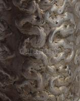 Fém váza. Kézzel díszített 22 cm