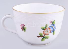 Herendi Eton mintás 6 db-os mokkás csésze készlet, aljjal. Kézzel festett, jelzett, minimális kopáss...