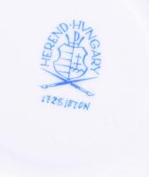 Herendi Eton mintás 6 db-os mokkás csésze készlet, aljjal. Kézzel festett, jelzett, minimális kopáss...