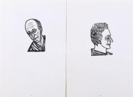 Perei Zoltán (1913-1992): Képes esztétikai kislexikon (92 db híres művészeket, tudósokat ábrázoló ar...