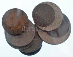 Ausztria 1924. 100K bronz + 200K bronz (2x) + 1000K Cu-Ni (2x) + 1925-1926. 1gr bronz (2xklf) + 1925. 10gr Cu-Ni (2x) + 1929. 2gr bronz + 1934. 1Sch Cu-Ni T:XF-F Austria 1924. 100 Kronen bronze + 200 Kronen bronze (2x) + 1000 Kronen Cu-Ni (2x) + 1925-1926. 1 Groschen bronze (2xklf) + 1925. 10 Groschen Cu-Ni (2x) + 1929. 2 Groschen bronze + 1934. 1 Schilling Cu-Ni C:XF-F