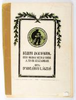 Siklóssy László: Kuny Domokos, egy budai kerámikus a XVIII. században. Ipartörténeti tanulmány. Bp., 1917, Szent György Czéh Magyar Amatőrök és Gyűjtők Egyesülete, 6+172+2 p. Szövegközi és egészoldalas, fekete-fehér képekkel, könyvdíszekkel illusztrálva. A címlap Végh Gusztáv munkája. Kiadói papírkötés, foltos, kissé sérült borítóval, a gerincen ragasztva