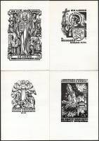 Kékesi László 15 linómetszete. Bp., é.n., KBK Grafikagyűjtő és Művelődési Egyesület, 15 t. (Komplett...