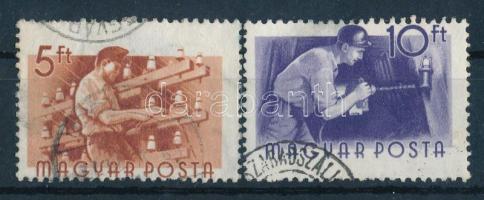 1955 Munka 5Ft és 10 Ft eltolódott fogazással