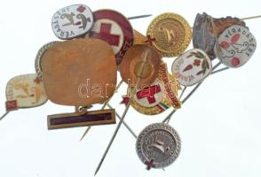 DN (~1970-1980) 14xklf véradással kapcsolatos magyar jelvény / kitűző, mind különböző! T:AU-VF