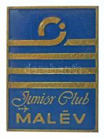 1980 k. "MALÉV Junior Club" műgyantás fém jelvény T:AU