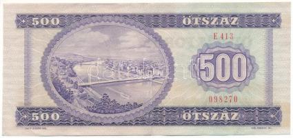 1975. 500Ft (2x) sorszámkövetők "E 413 098269 - E 413 098270" T:F szép papír
Adamo F41