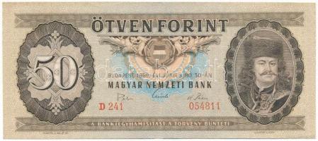 1969. 50Ft "D 241 054811" T:F szép papír Adamo F20