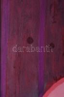 Romvári Márton (1975-): Kompozíció (cím nélkül). Vegyes technika, kollázs, jelzés nélkül. 32×37,5 cm...