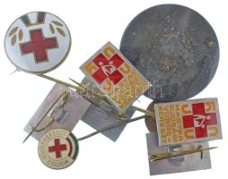 1971. "50 éves a Magyar Ifjúsági Vöröskereszt 1921-1971" cinkezett bronz emlékérem gyengéb...
