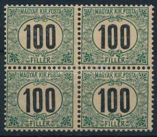 1903 Zöldportó I. 100f négyestömb (16.000)