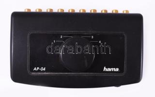 Hama AP-04 hangelosztó, 4 bemenet, 1 kimenet, 10x16 cm