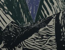 Butak András (1948-2021): Mountaintop A.. Szitanyomat, papír, jelzett, művészpéldány EA I/ VII. szám...