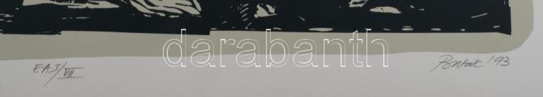 Butak András (1948-2021): Mountaintop A.. Szitanyomat, papír, jelzett, művészpéldány EA I/ VII. szám...