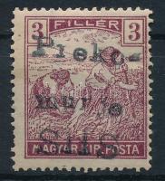 Lendvavásárhely 1919 Arató 3f magánkiadású bélyeg / private issue  Signed: Bodor