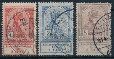 1913 Árvíz 1K, 2K, 5K (19.000)
