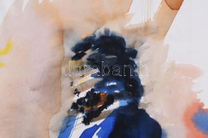 Bukta Imre (1952-): Bukta Imre és Balogh István Vilmos a budapesti, Majakovszkij (Király) utcai közö...