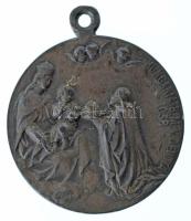 DN(~1915) "Hungaria B. M. V. Devota 1038 / Hungaria S. Cordi J. Consecrata 1915" (Magyarország a Boldogságos Szűz Máriának szentelve - 1038 / Magyarország Jézus Szent Szívének felajánlva - 1915) kétoldalas fehérfém vallási medál füllel (29mm) T:XF, patina Hungary ND(~1915) "Hungaria B. M. V. Devota 1038 / Hungaria S. Cordi J. Consecrata 1915" two-sided white metal religion medal with ear (29mm) C:XF, patina