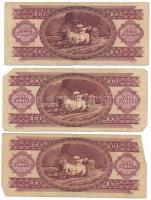 1992. 100Ft (3x) T: F,VG egyiken kézírás
Adamo F37